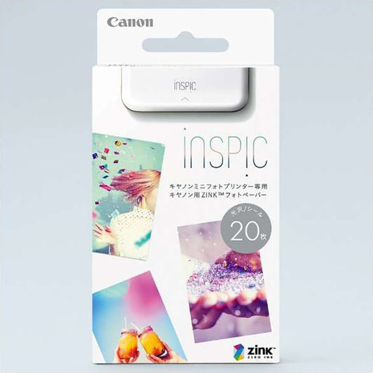 Canon Inspic Zink ZP-2030-20 Photo Paper Pack (20 Sheets)