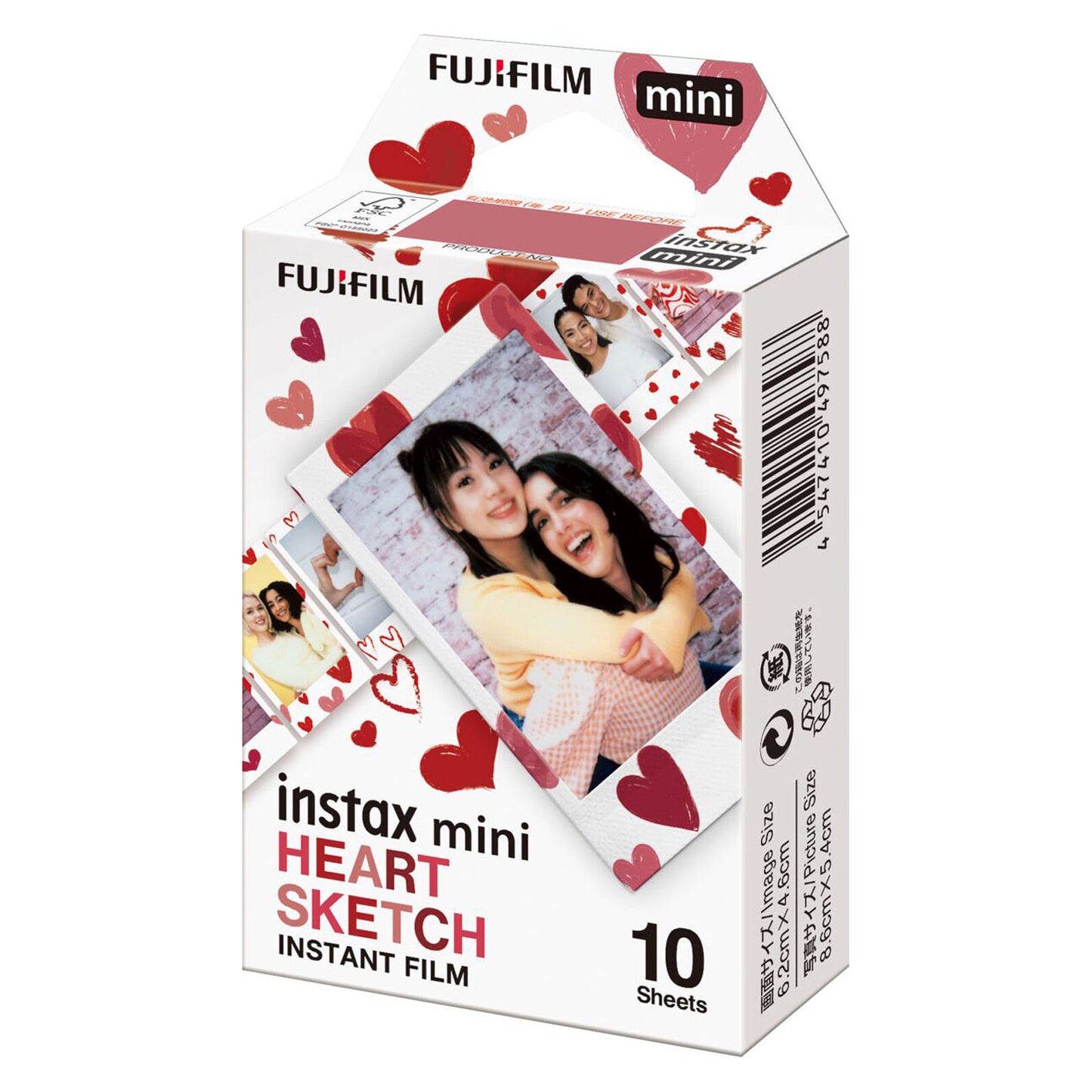 Fujifilm Instax Mini Instant Film (Heart Sketch)