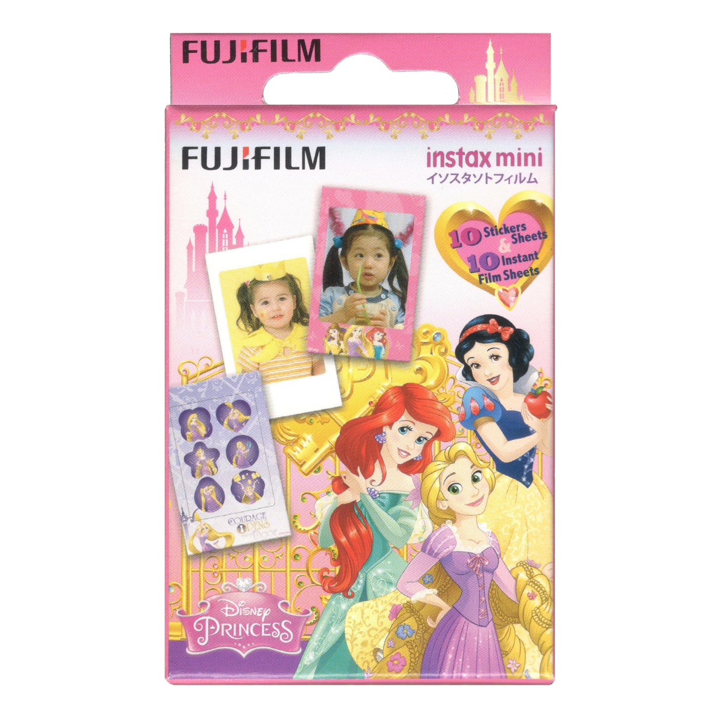 Fujifilm Instax Mini Instant Film & Sticker (Disney Princess)