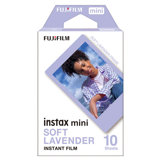 Fujifilm Instax Mini Instant Film (Soft Lavender Frame)