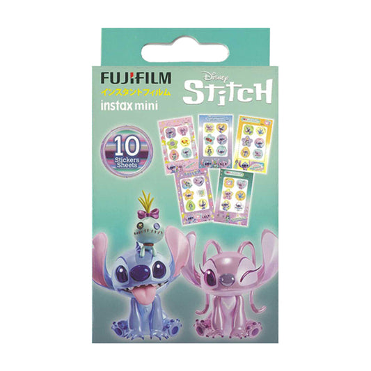 Fujifilm Instax Mini Instant Film & Sticker (Disney Stitch)