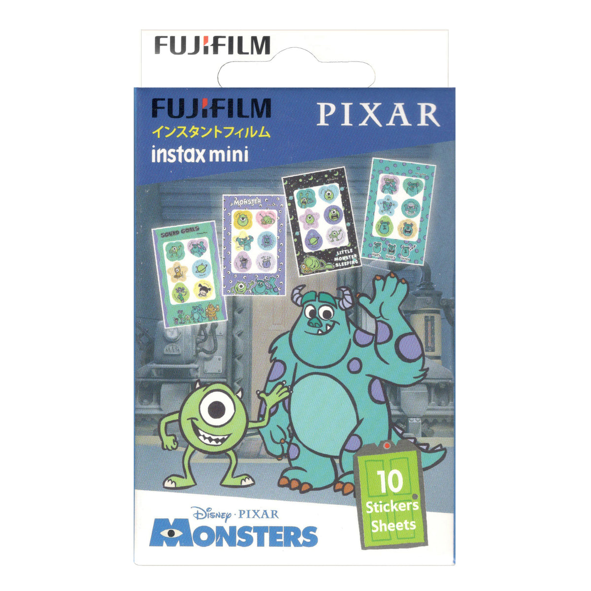 Fujifilm Instax Mini Instant Film & Sticker (Disney Pixar Monsters ...