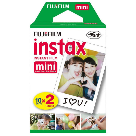 Fujifilm Instax Mini Instant Film (10 Sheets X 2 Packs)