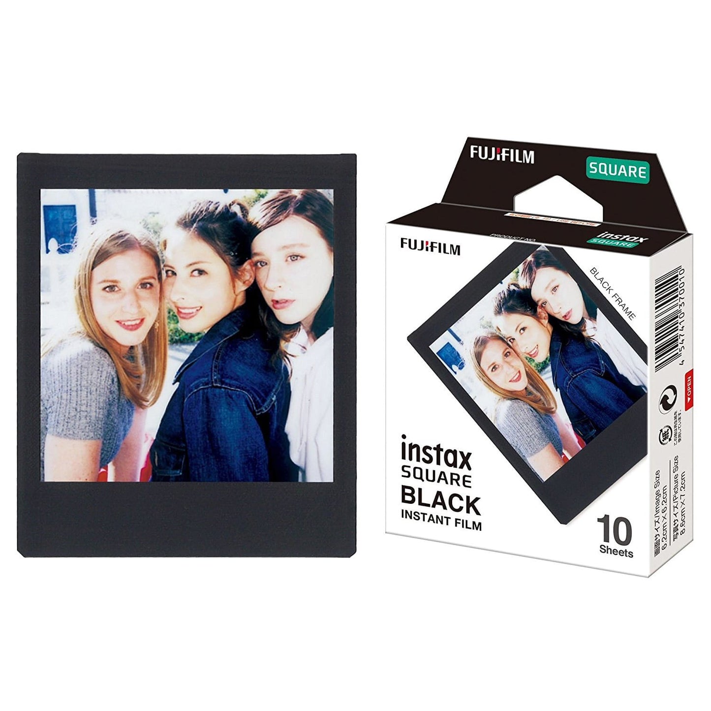 Fujifilm Instax Square Instant Film (Black Frame)