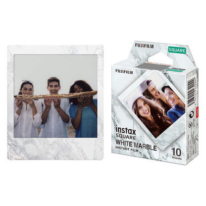 Fujifilm Instax Square Instant Film (White Marble)