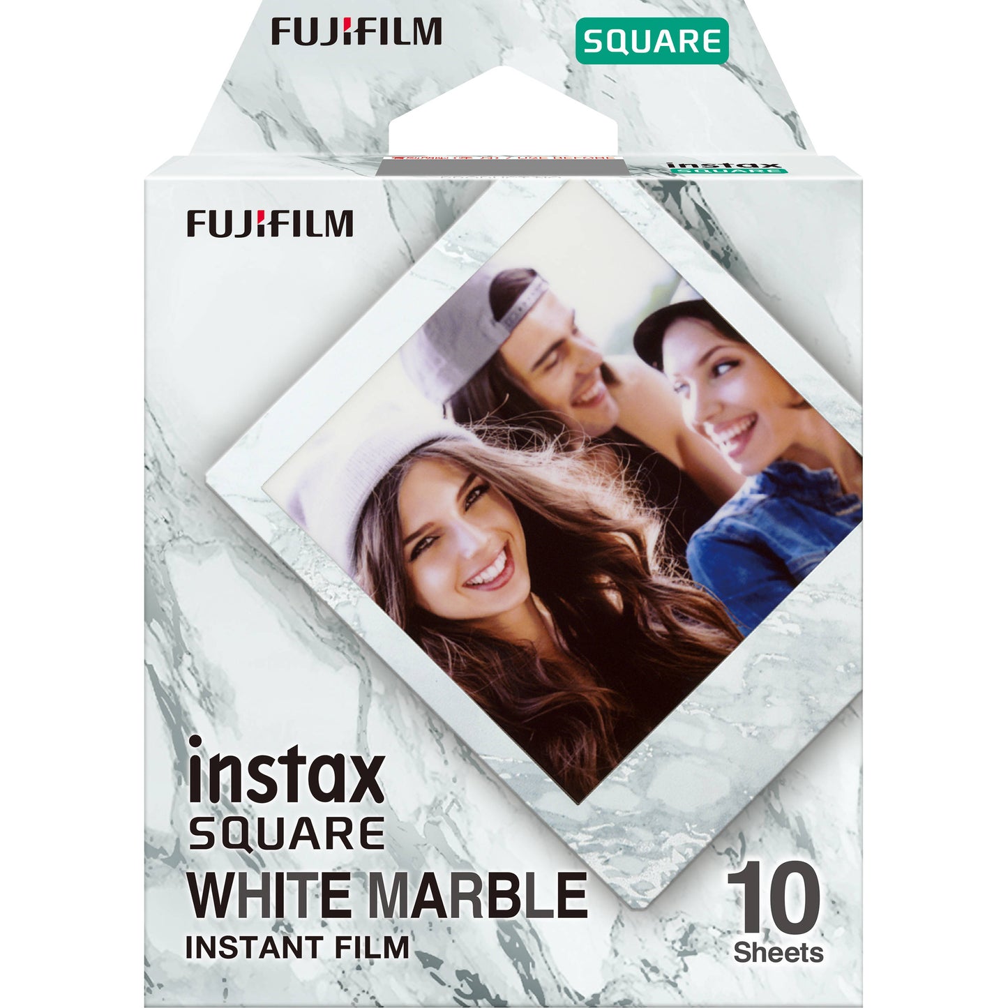 Fujifilm Instax Square Instant Film (White Marble)