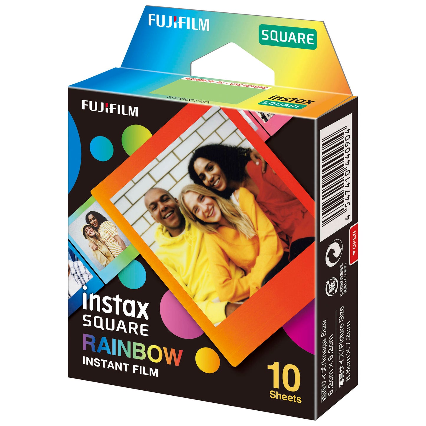 Fujifilm Instax Square Instant Film (Rainbow)