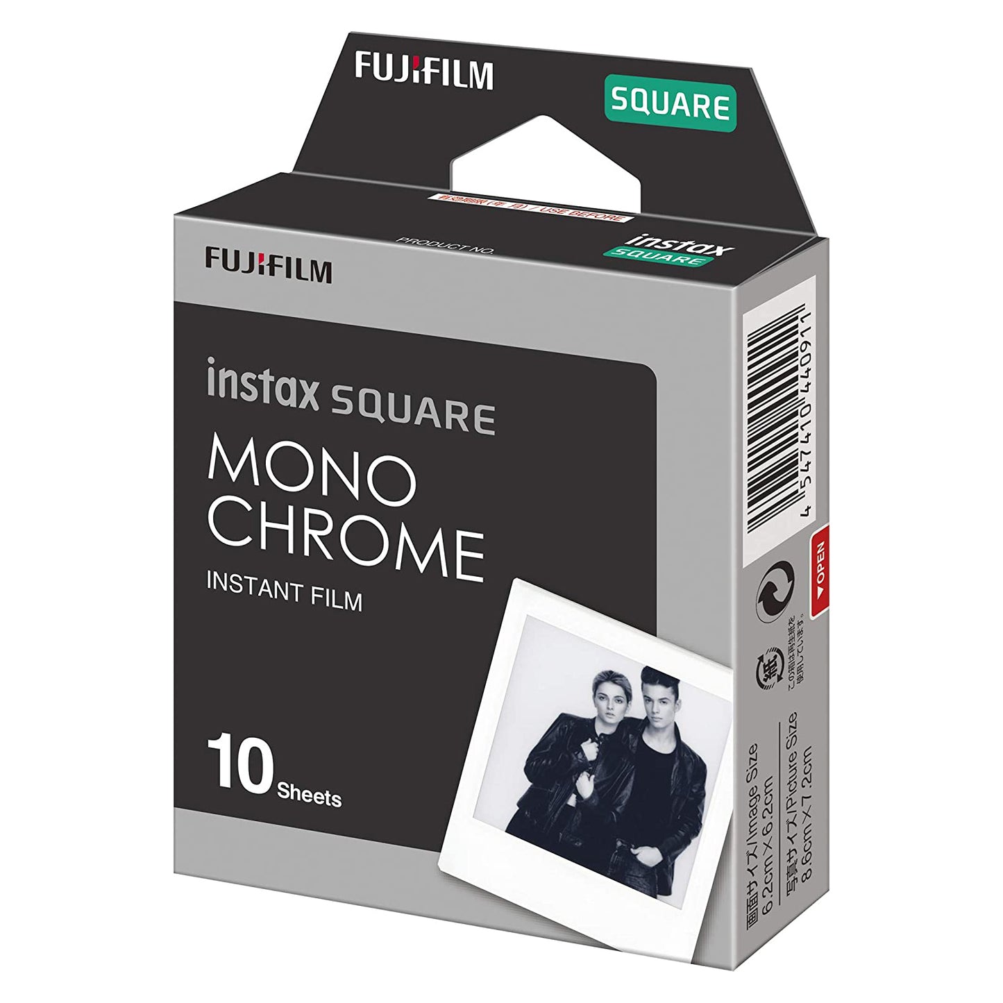 Fujifilm Instax Square Instant Film (Monochrome)